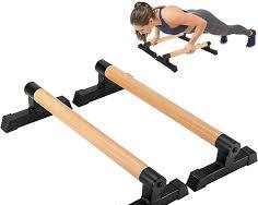 Premium Wooden Parallette Bars