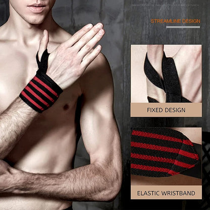 Strength training wristband support