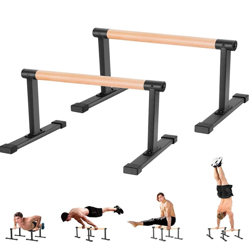 Premium Wooden Parallette Bars